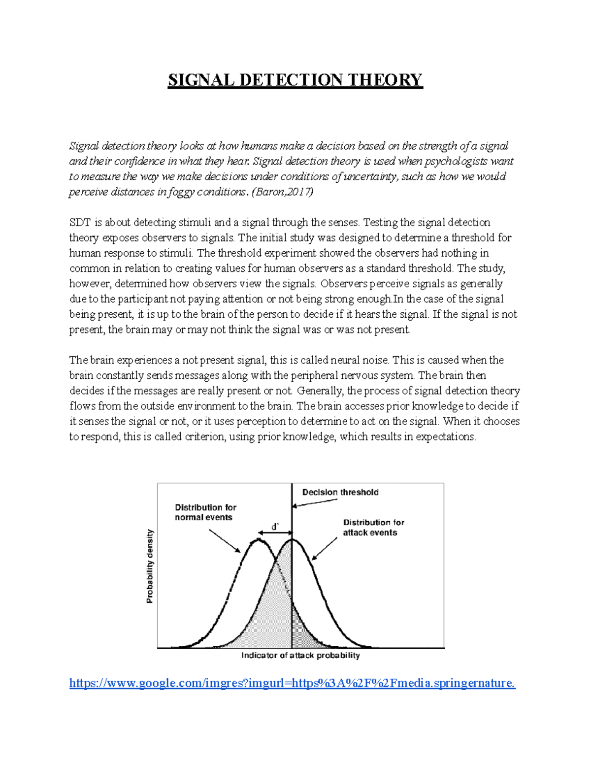 683642702 Signal Detection Theory Overview and Key Concepts - Studocu