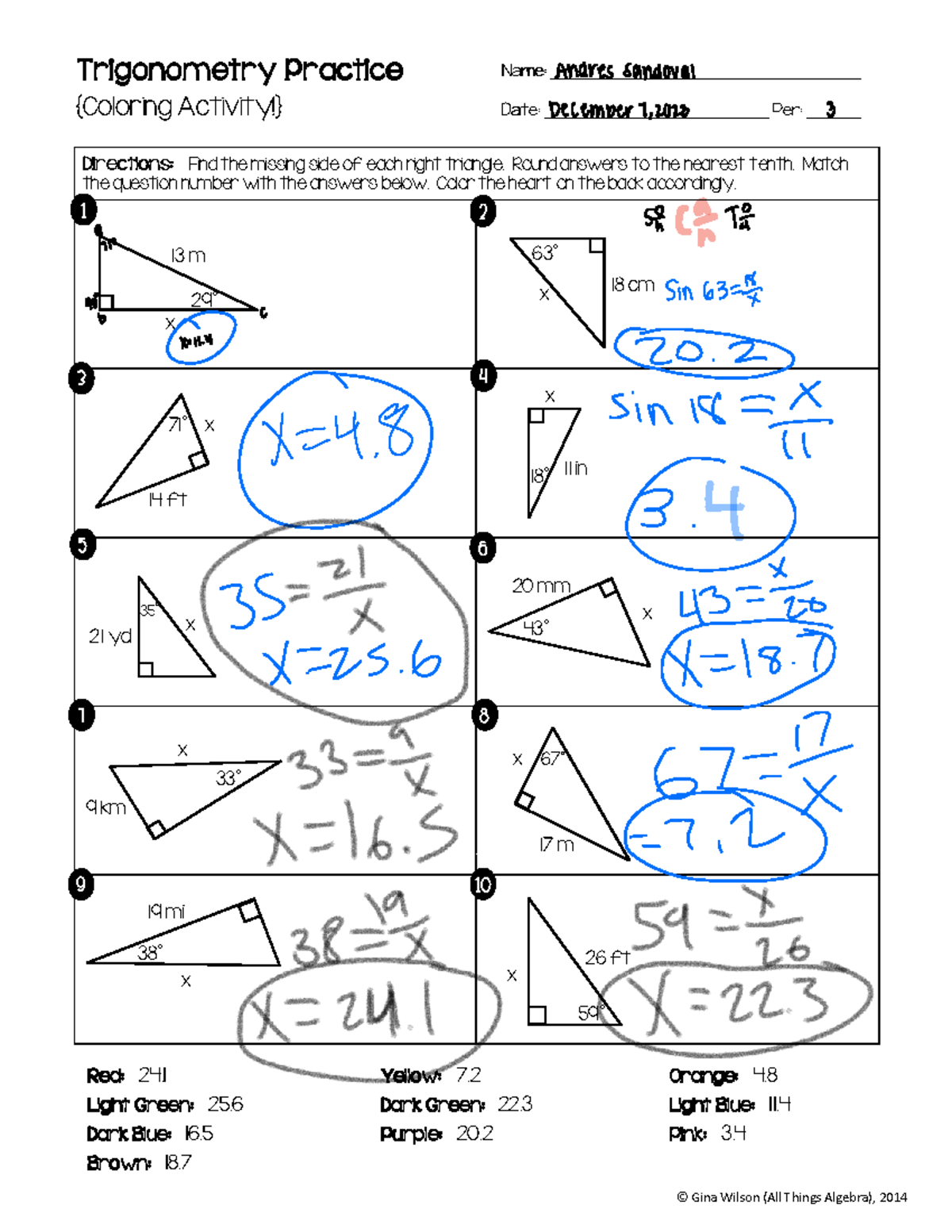 Andres Jaramillo Sandoval - (SRT.C.4a-SRT.C.5a) Trigonometry - - Studocu