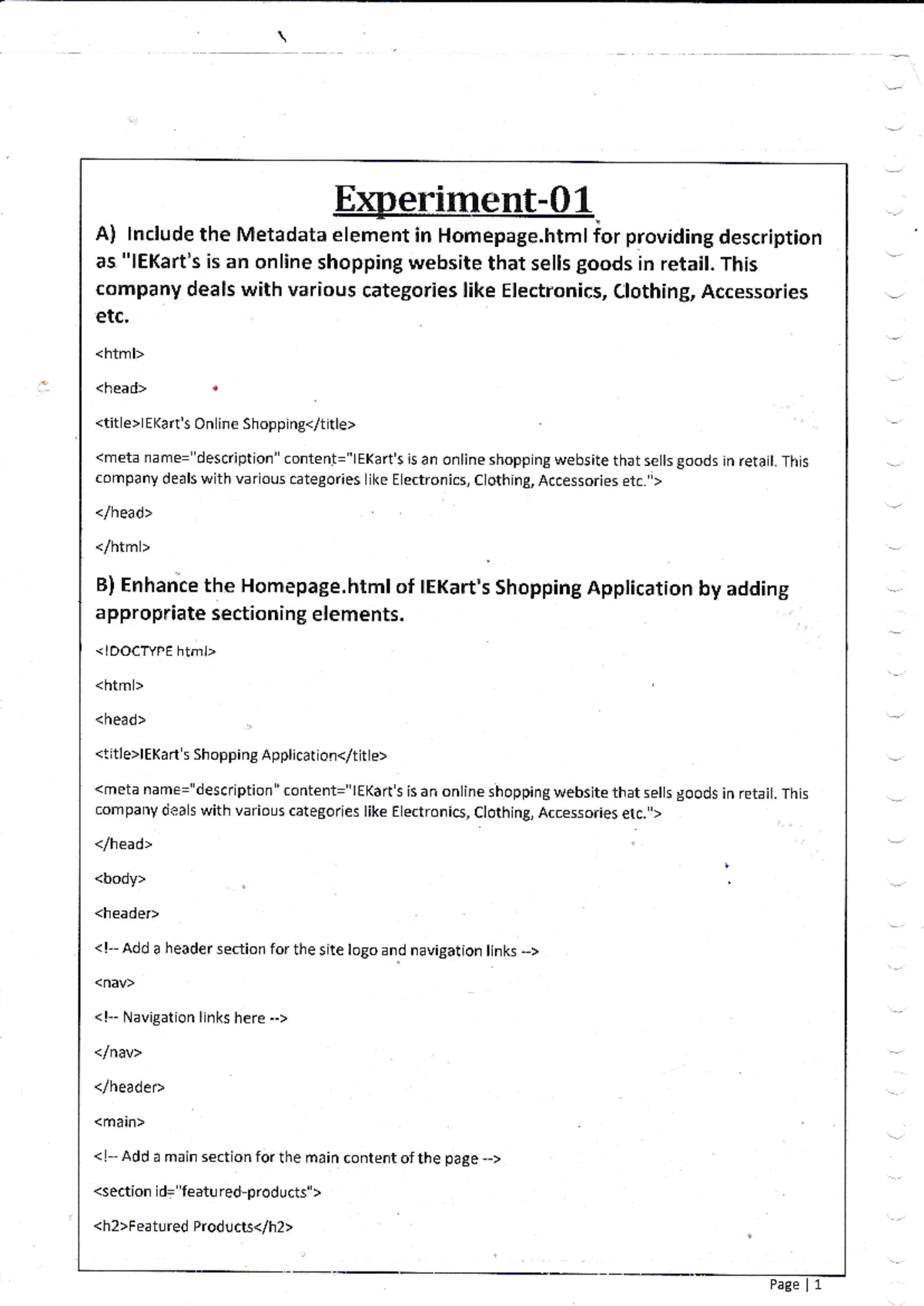 Mean Stack Technologies Lab Manual - Angular JS Module Activities - Studocu