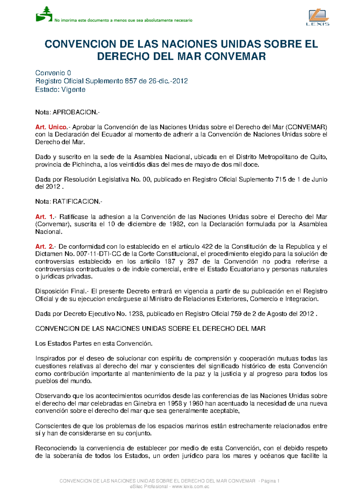 Feb15 Convención-DE-LAS- Naciones- Unidas- Sobre-EL- Derecho-DEL-MAR ...