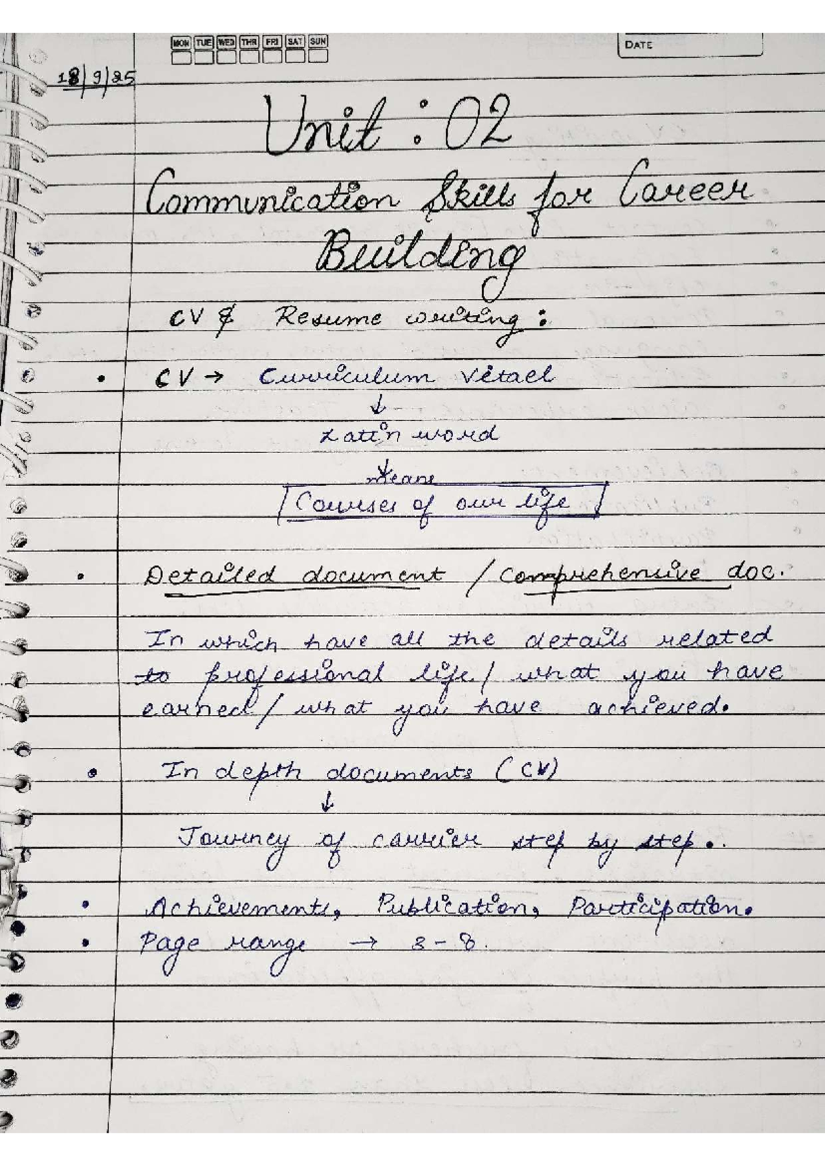 Unit 2 - Detailed Notes on Technical Communication - Studocu