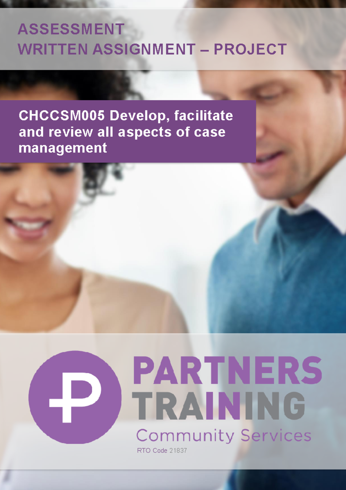 Chccsm 005Project 22Oct2021(S) - CHCCSM005 Develop, facilitate and ...