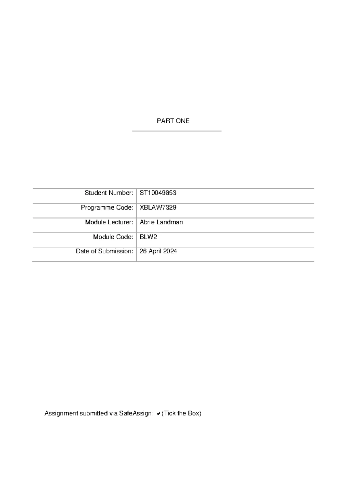 LU5 Labour Law Notes: Unfair Dismissals & Discrimination Overview - Studocu
