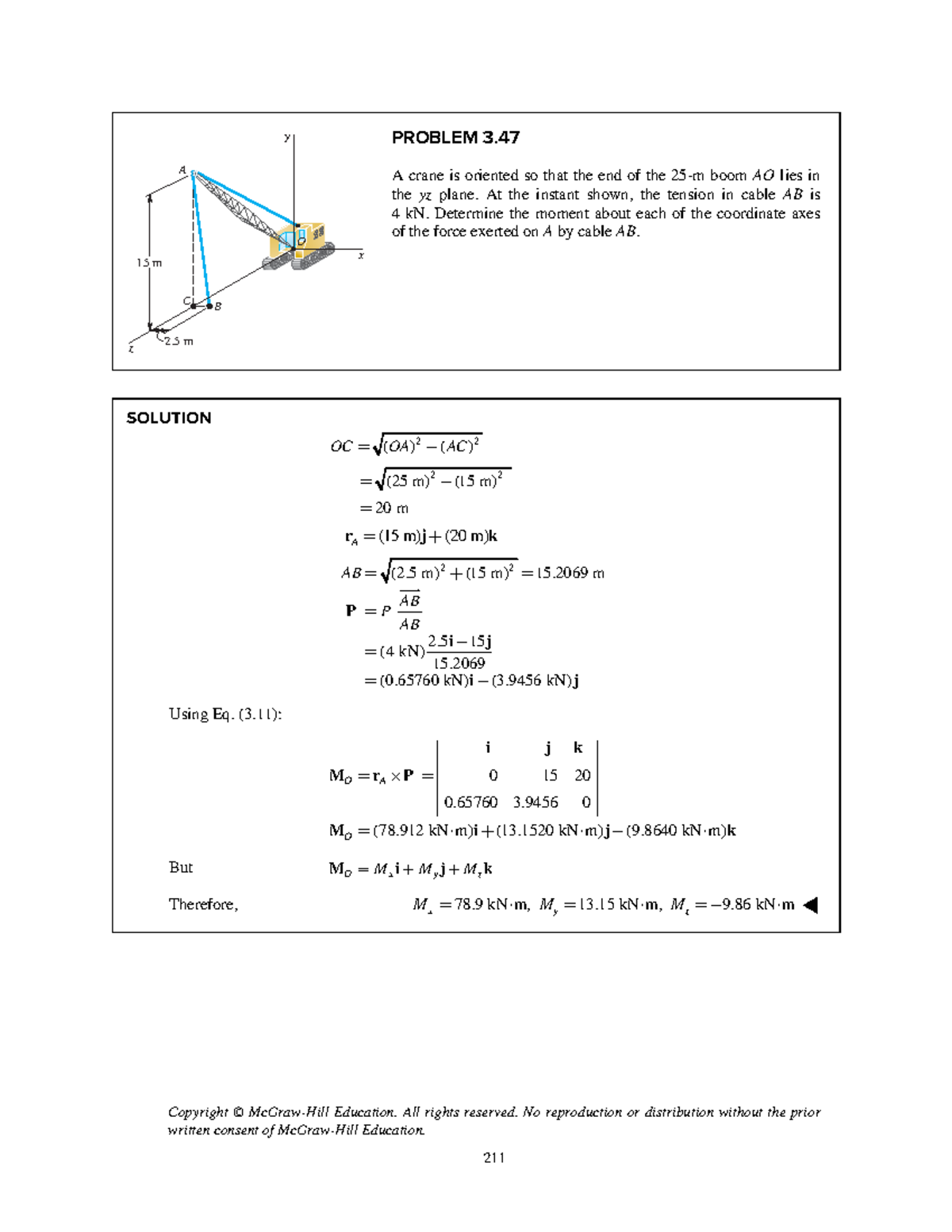 HW3 Solutions for Statics: Force-Couple Systems and Moments - Studocu