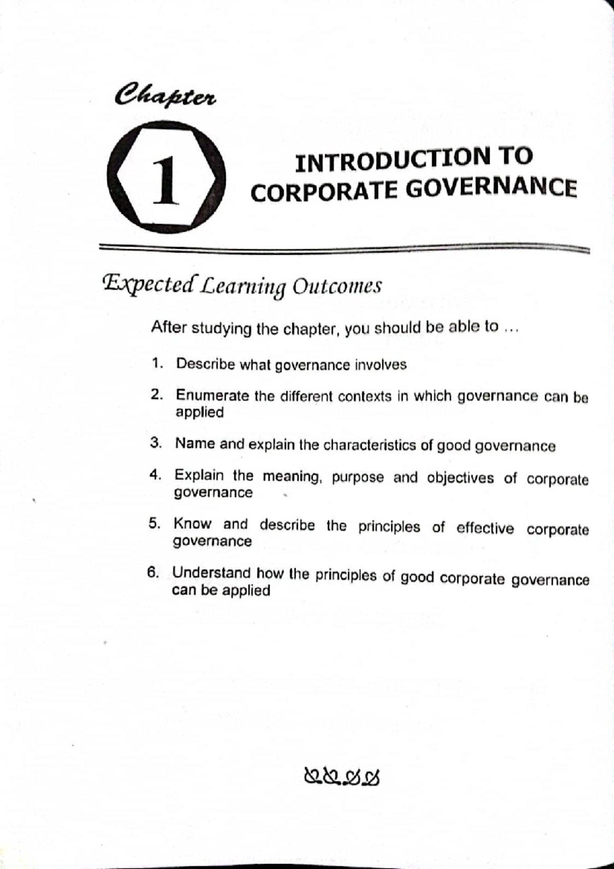 401 CH 1 - Introduction to Corporate Governance Overview and Key ...