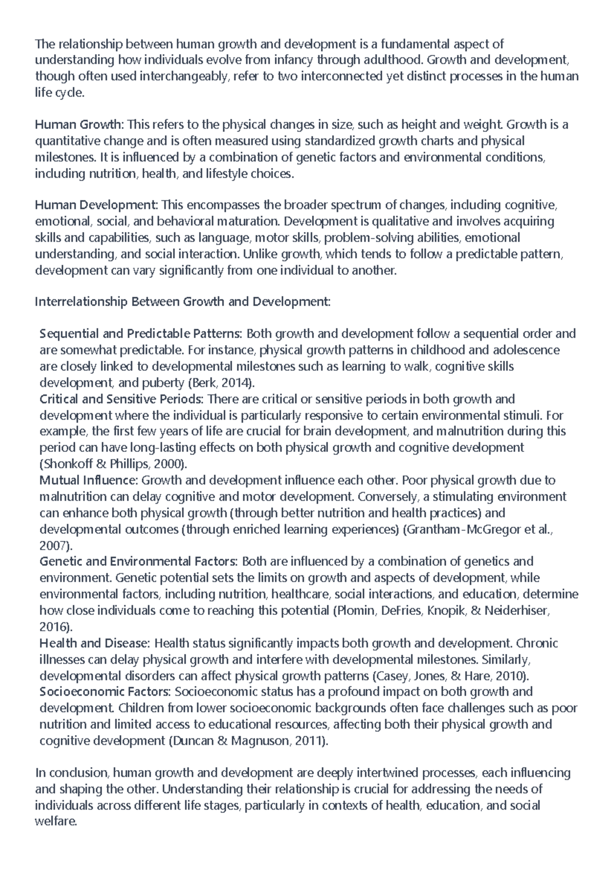 Growth and Development: Understanding Their Interrelationship in Life ...