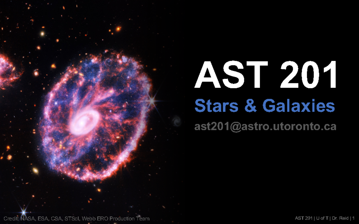 LEC 7 - AST201 - AST LEC 7 notes - AST 201 Stars & Galaxies ast201 ...