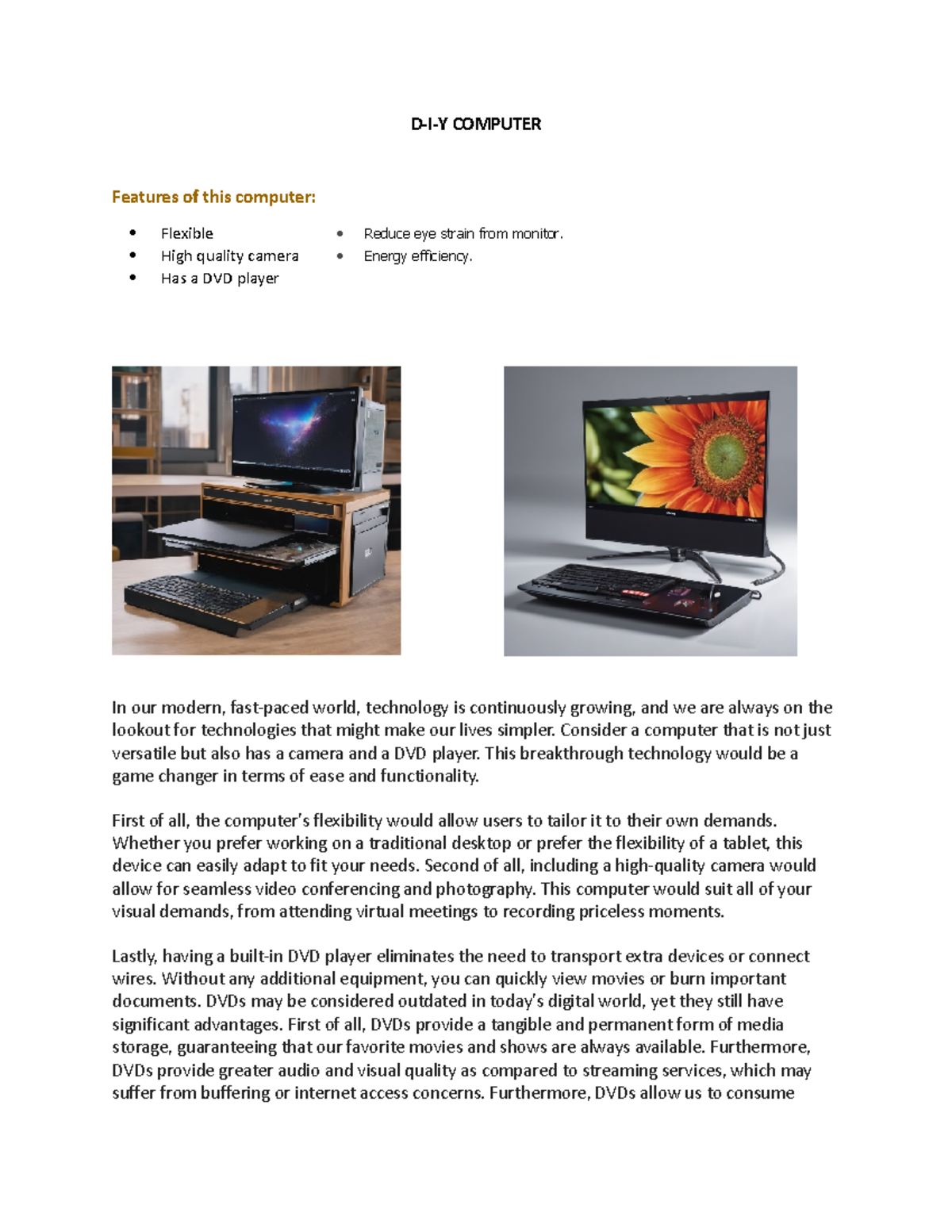 03-Lab-exer-1- Innovative D-I-Y Computer Features and Design - Studocu