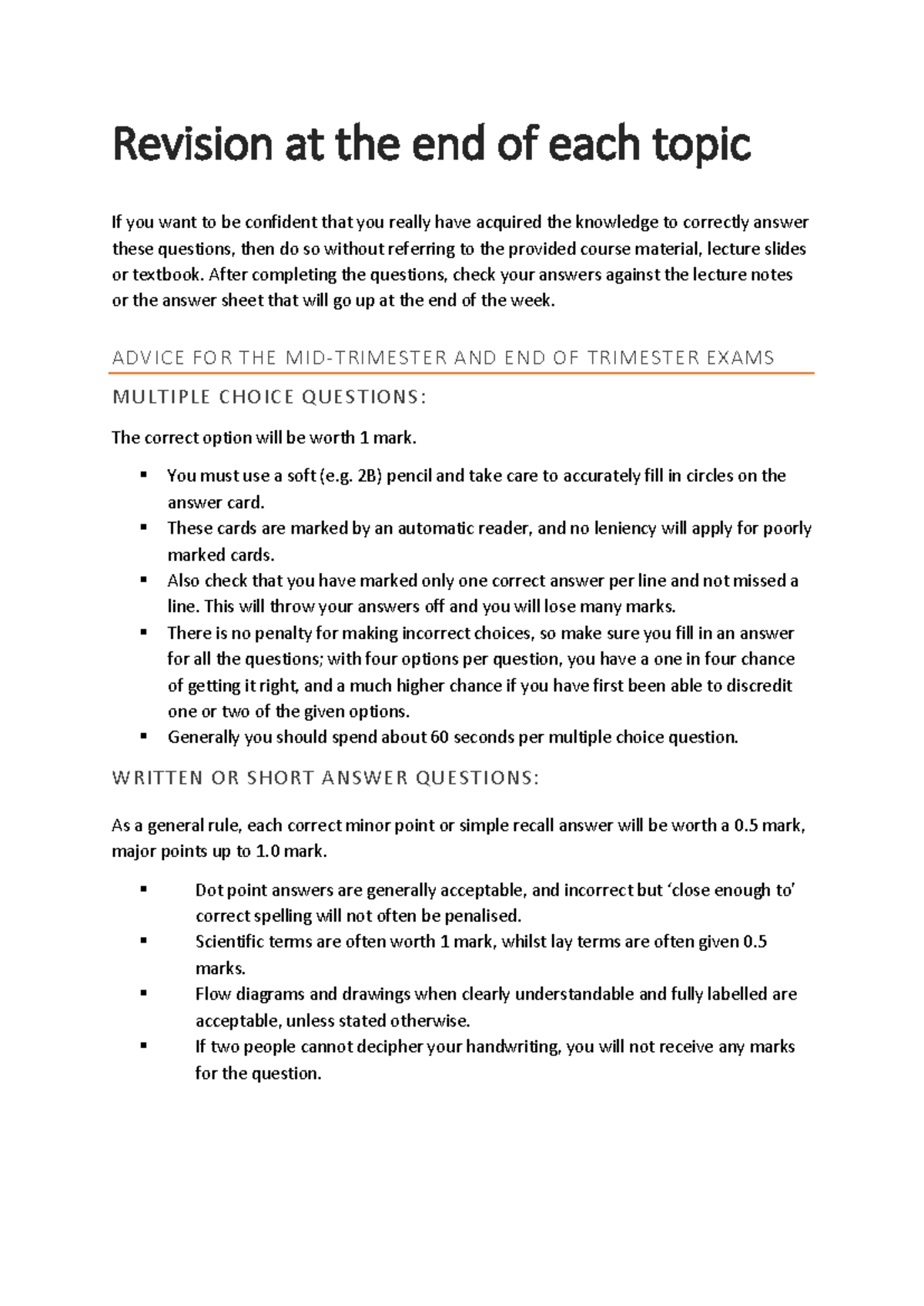 1c. Topic 1 Review Questions 2019 - Revision at the end of each topic ...