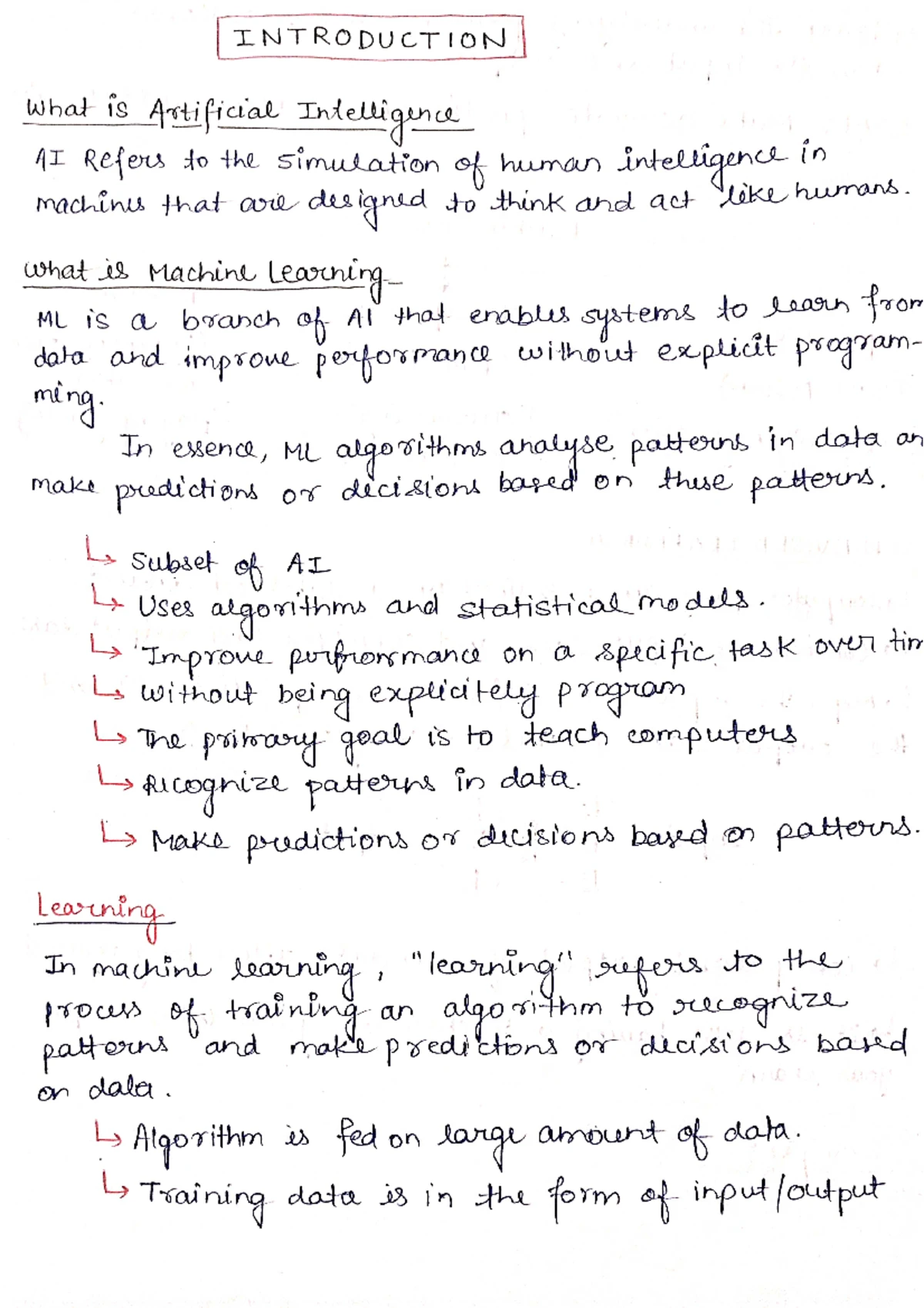Mlt Important Questions for ML Concepts - Exam Prep Notes (CS101) - Studocu