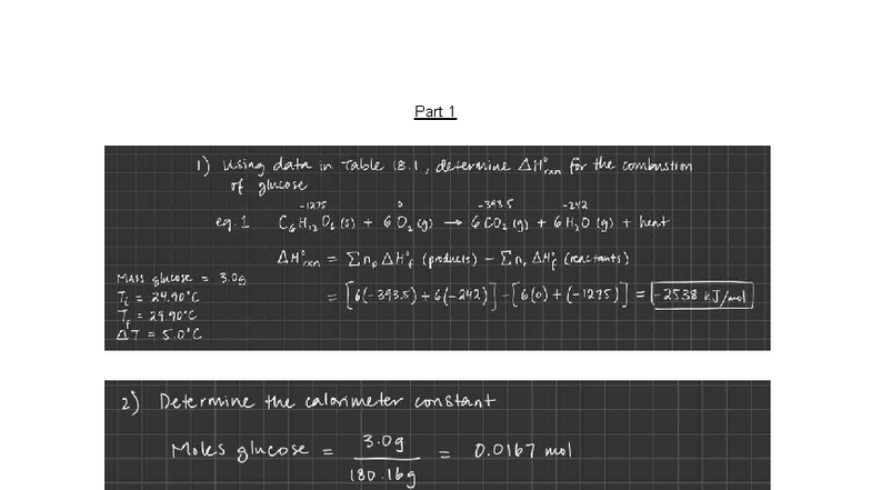 Lab 18 - Calorimetry & Combustion: Energy Content of Snacks - Studocu