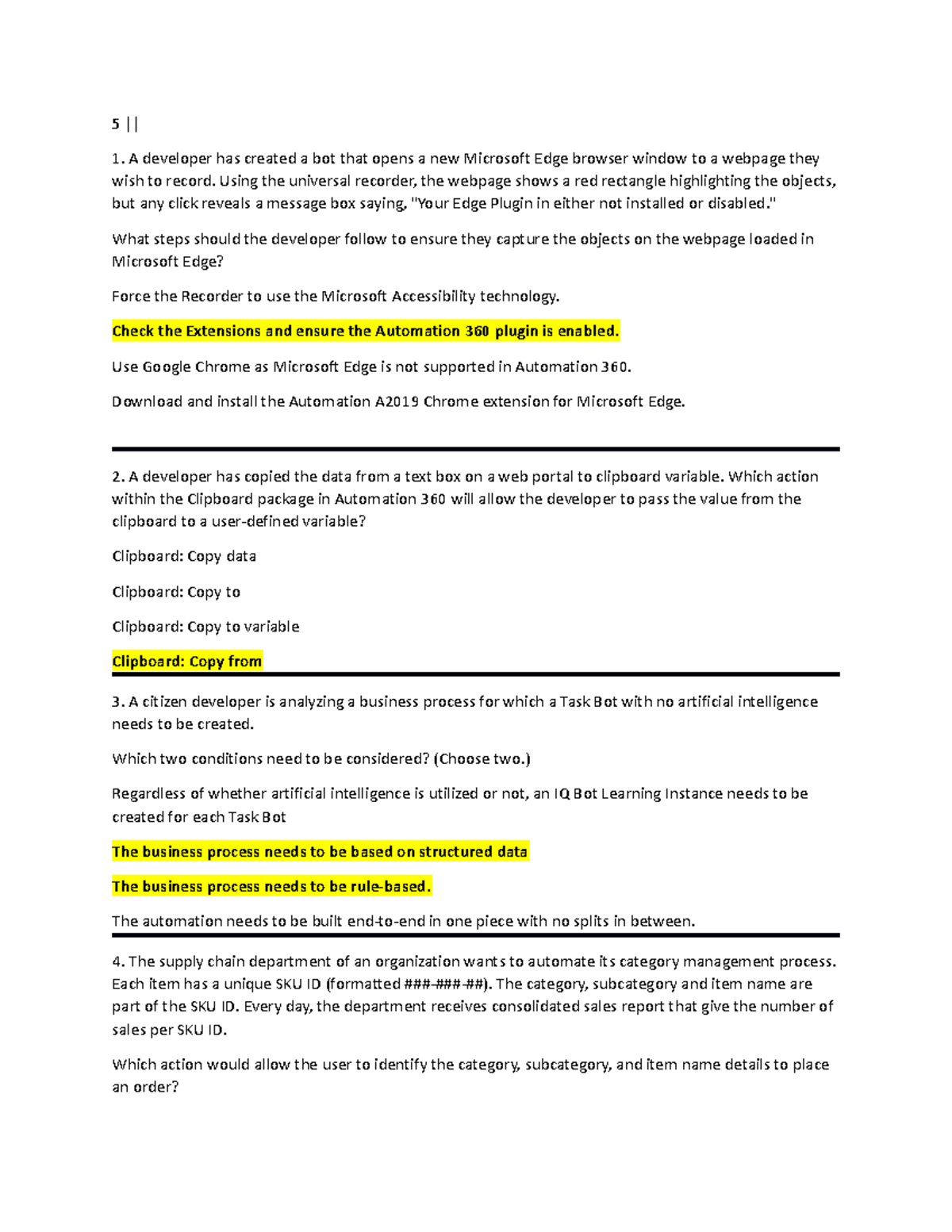 Automation 360 Knowledge Areas: Best Practices and Troubleshooting ...