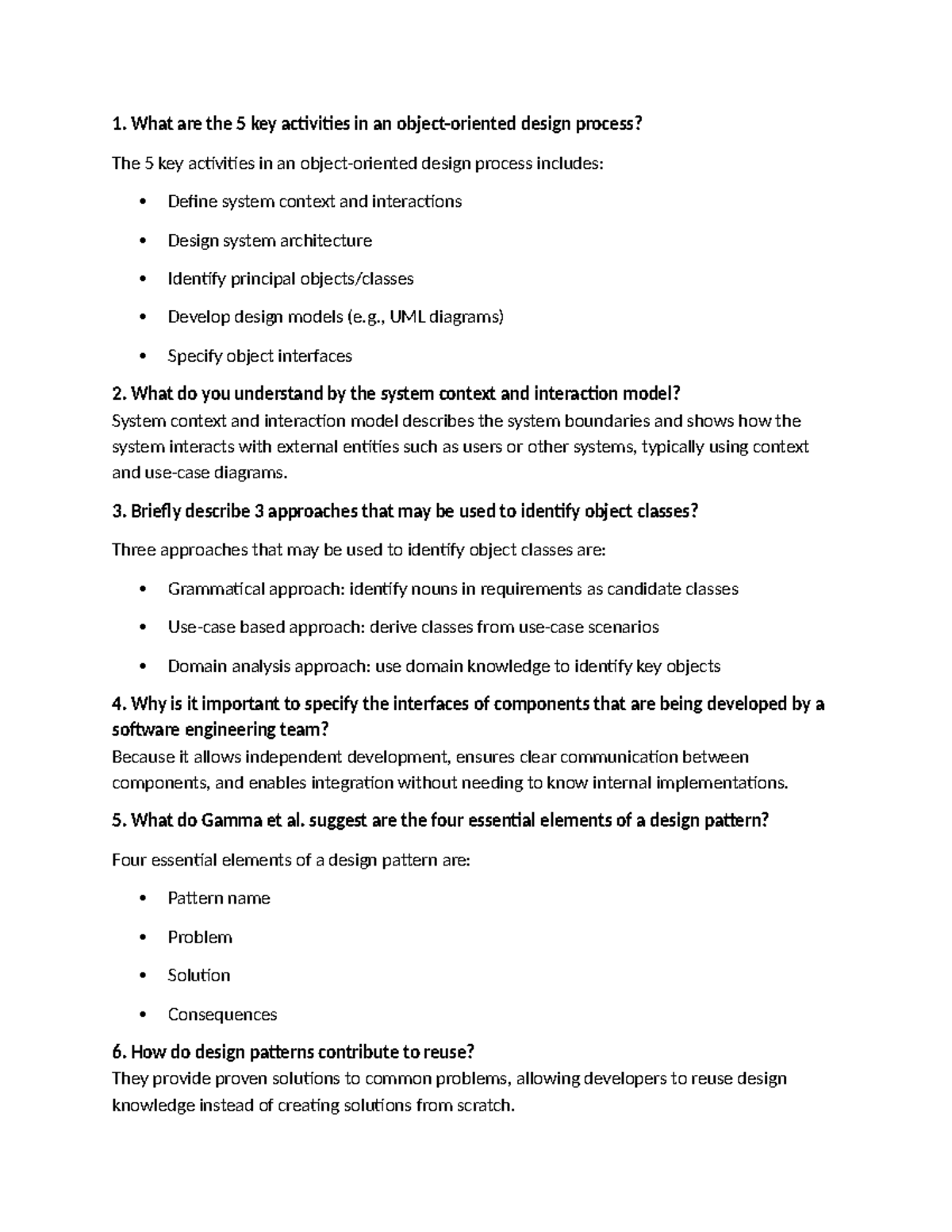 Ch7 Quiz Group 8 - Key Activities in Design Process - Studocu