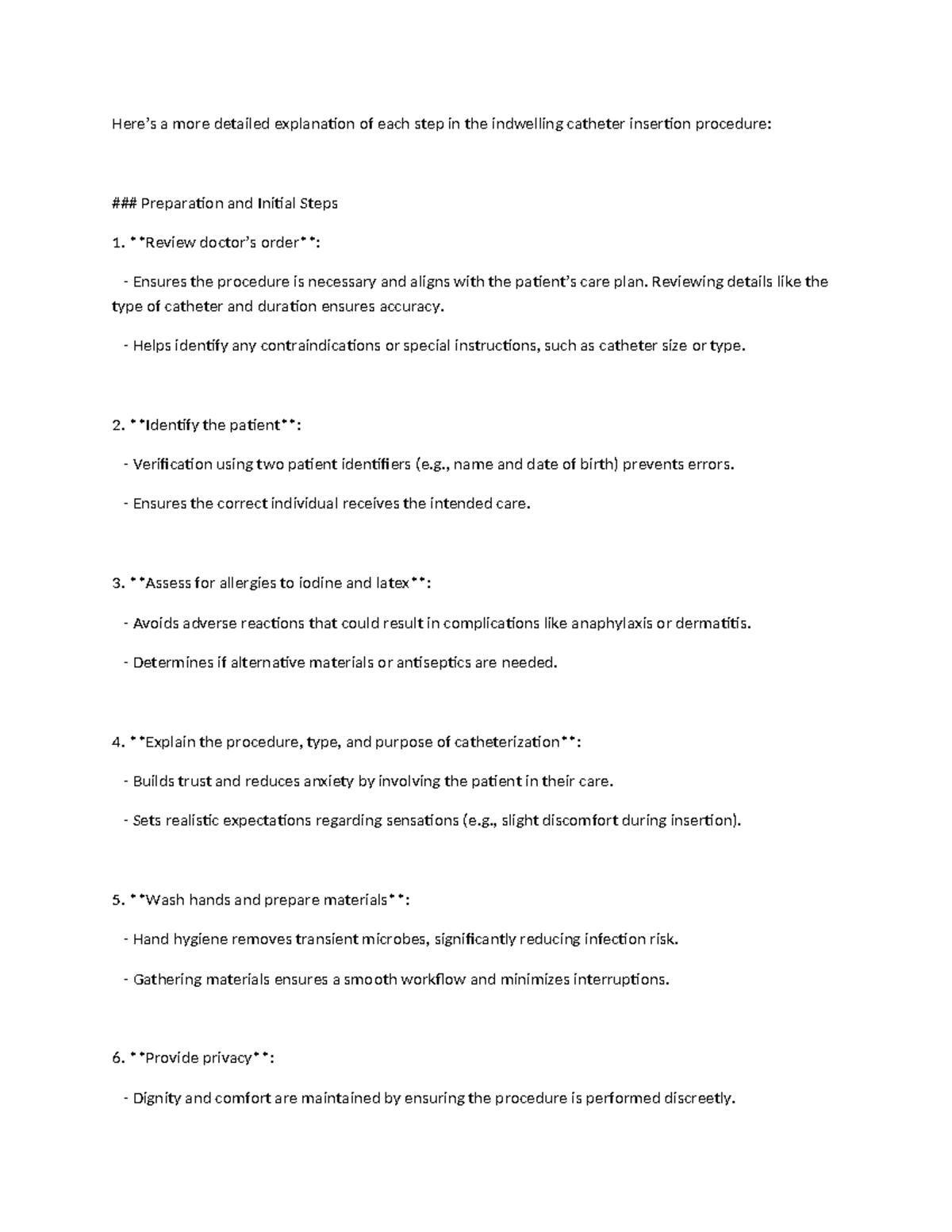 Indwelling Catheter Insertion Procedure: Detailed Steps and ...