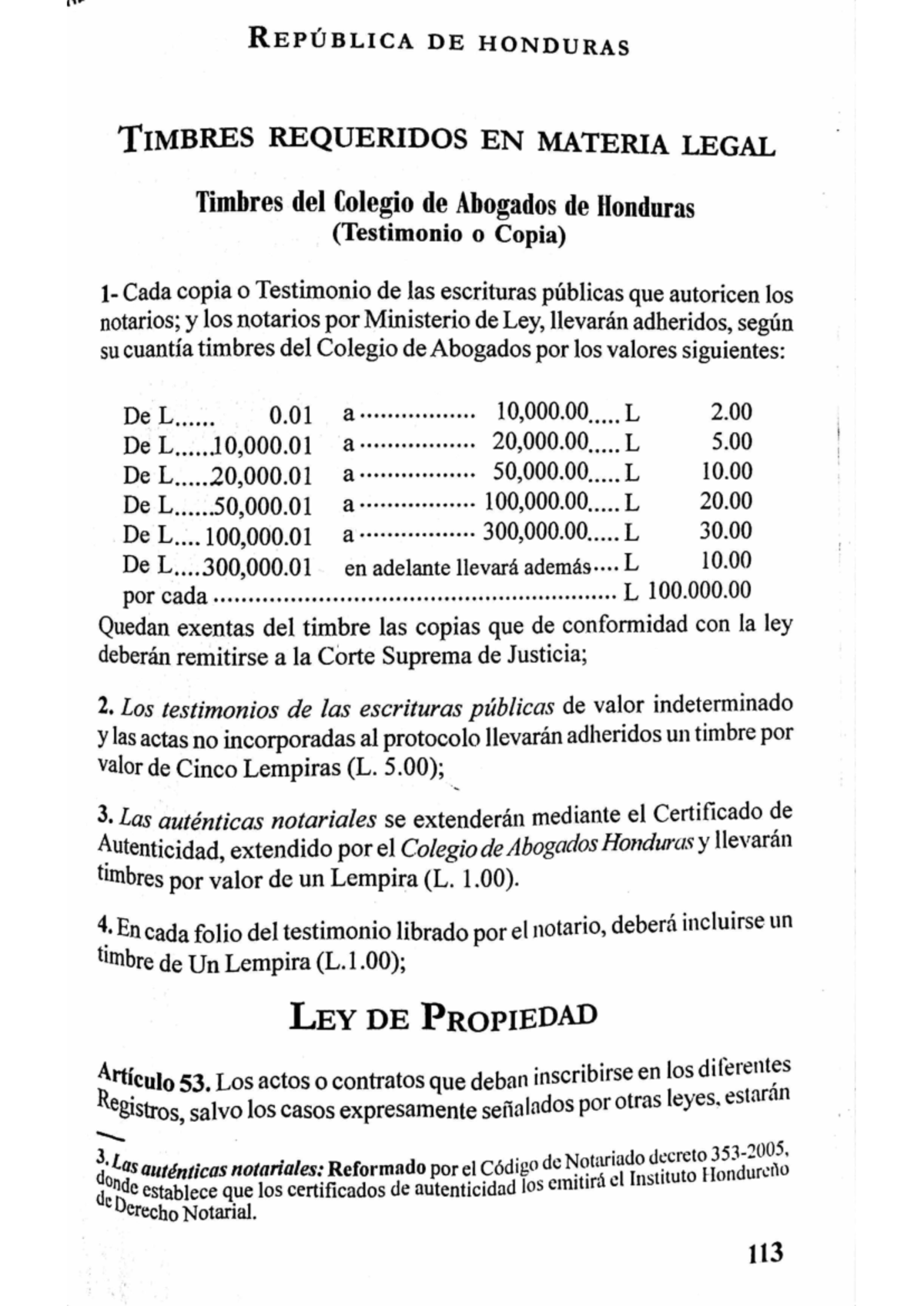 Timbres Legales en Honduras: Requisitos y Normativas - Studocu