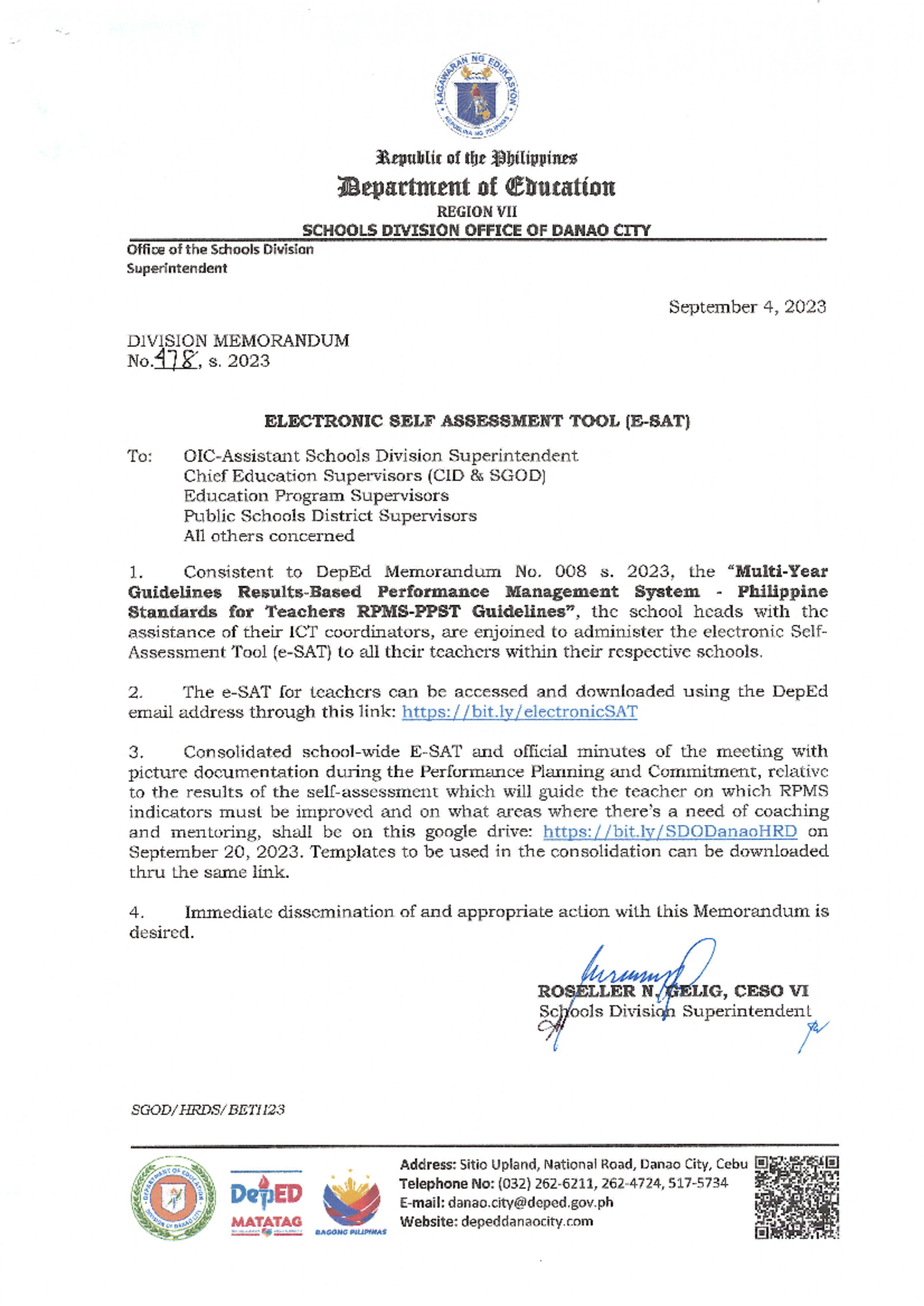 Electronic Self Assessment Tool (ESAT) Overview and Guide - Studocu