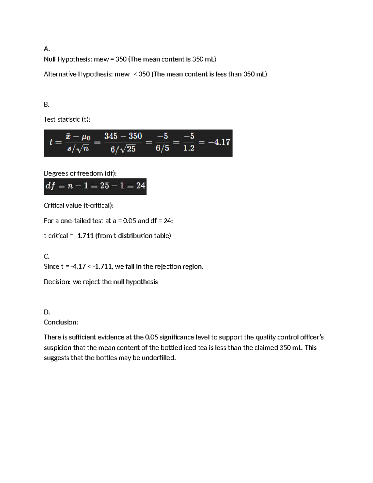 Statistical Analysis of Hypothesis Testing: Quality Control Insights ...