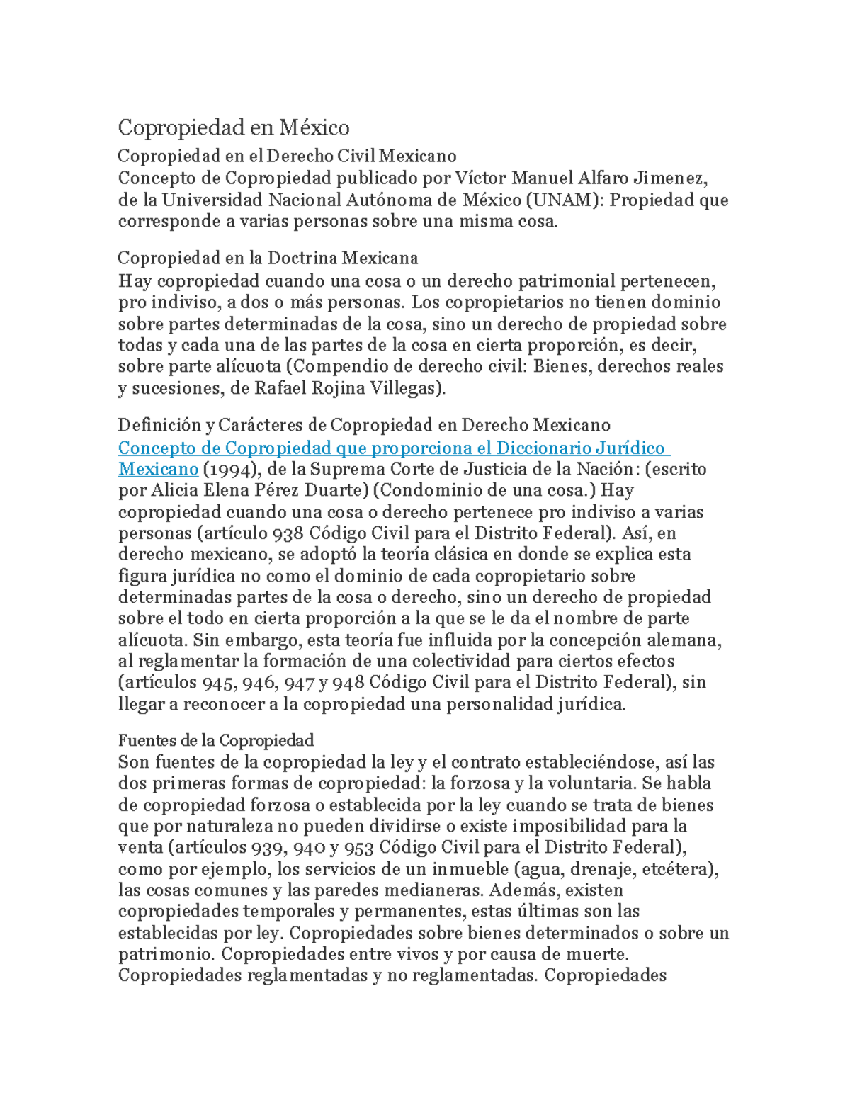 Copropiedad en el Derecho Civil Mexicano: Análisis y Características ...