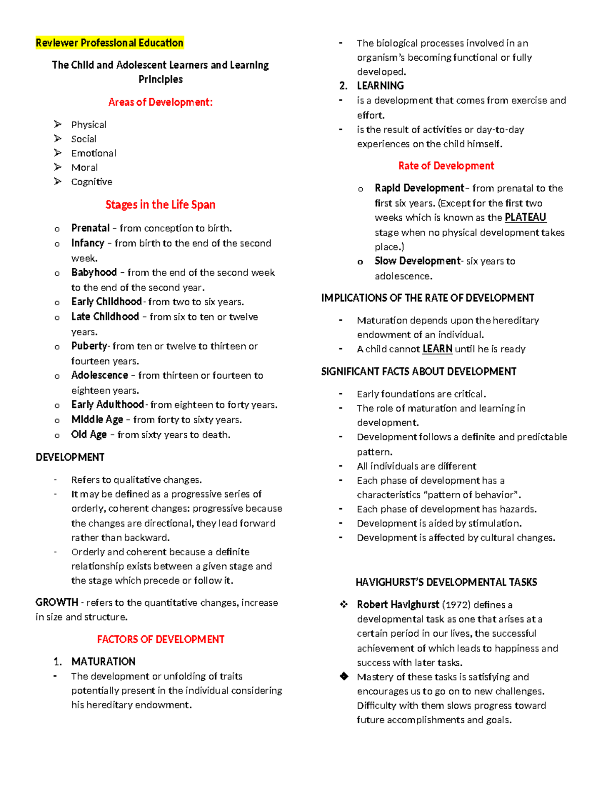 Reviewer-Professional-Education - Reviewer Professional Education The ...