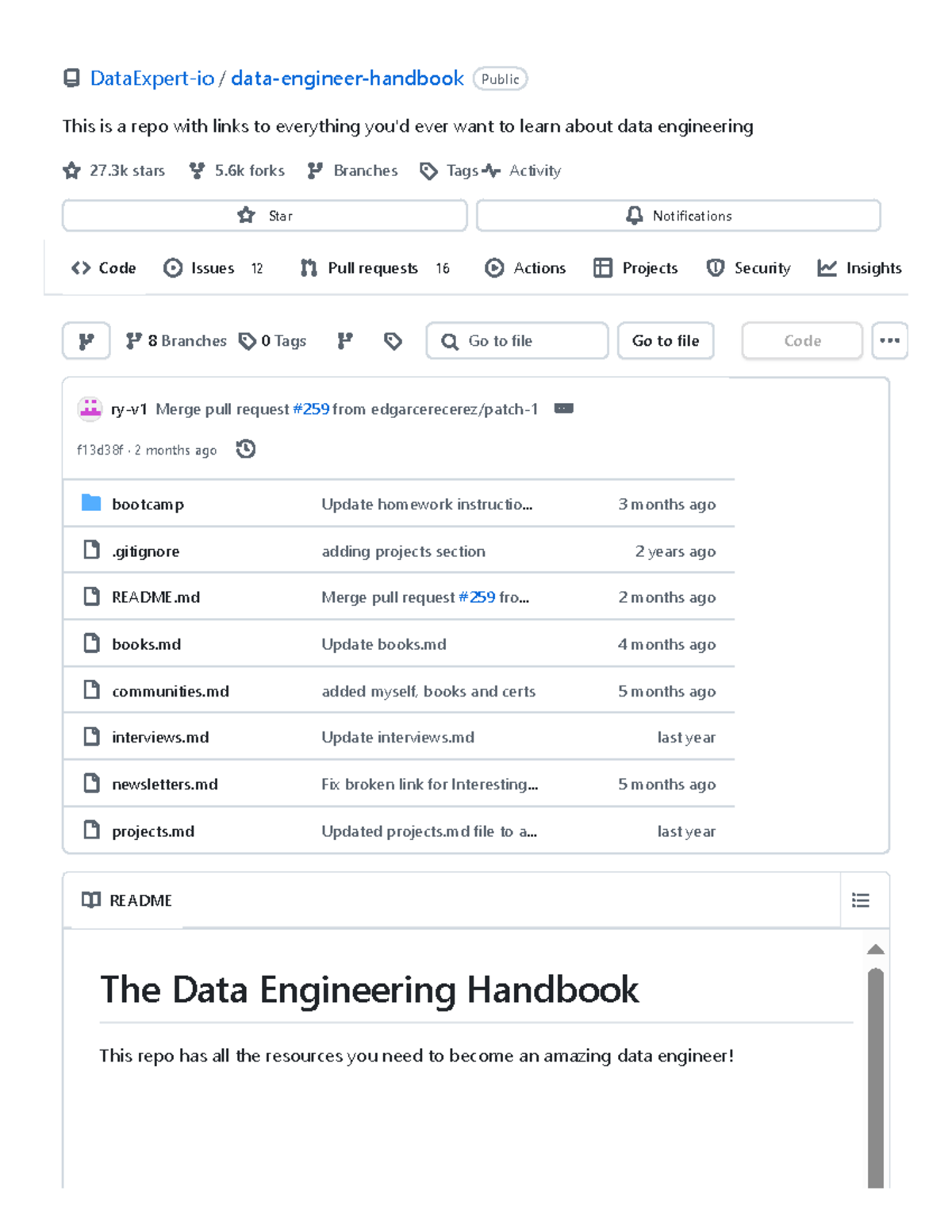 Data Engineering Handbook: Comprehensive Resources & Links - Studocu