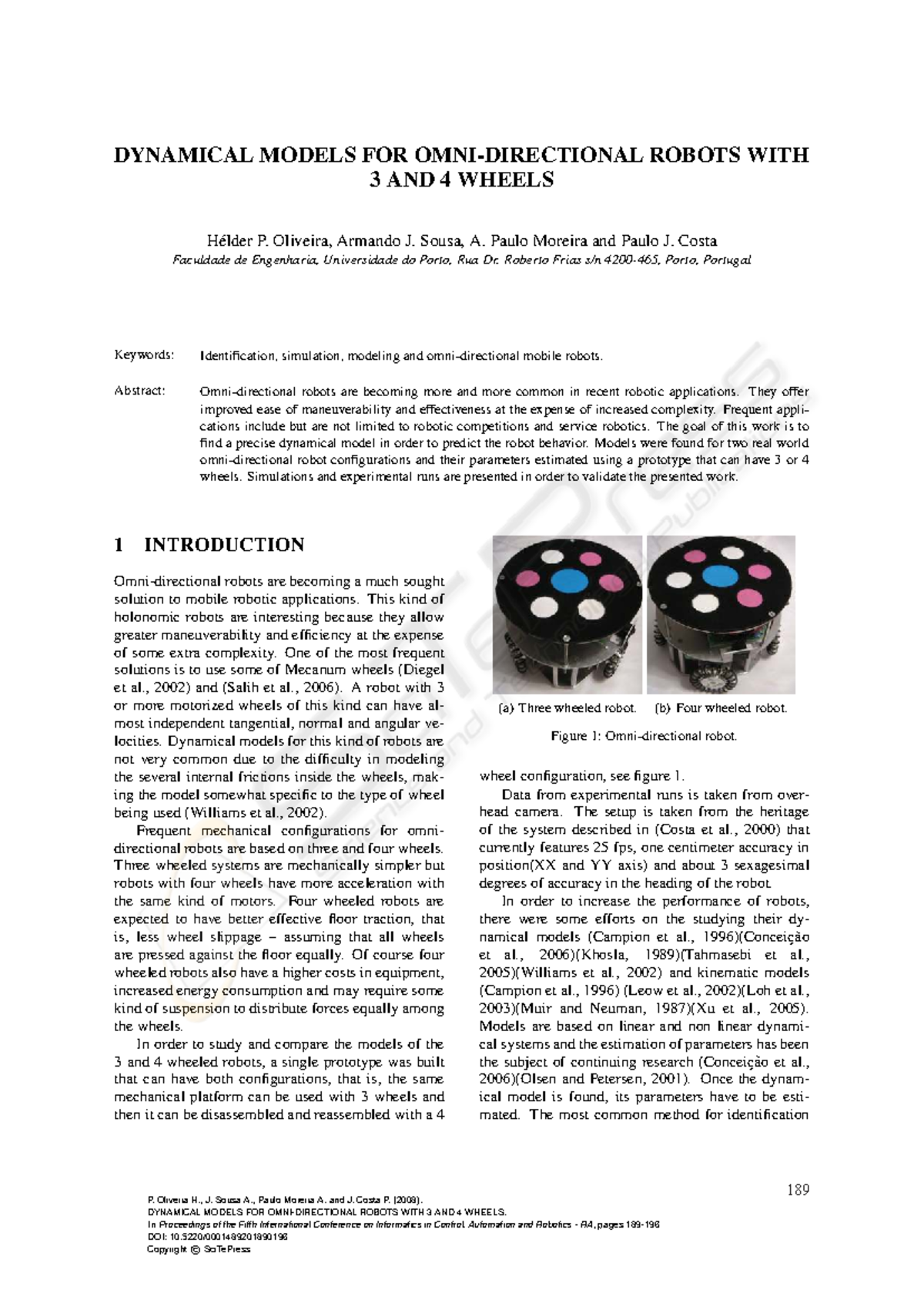 Dynamical Models for 3 & 4-Wheeled Robots: Insights & Simulations ...