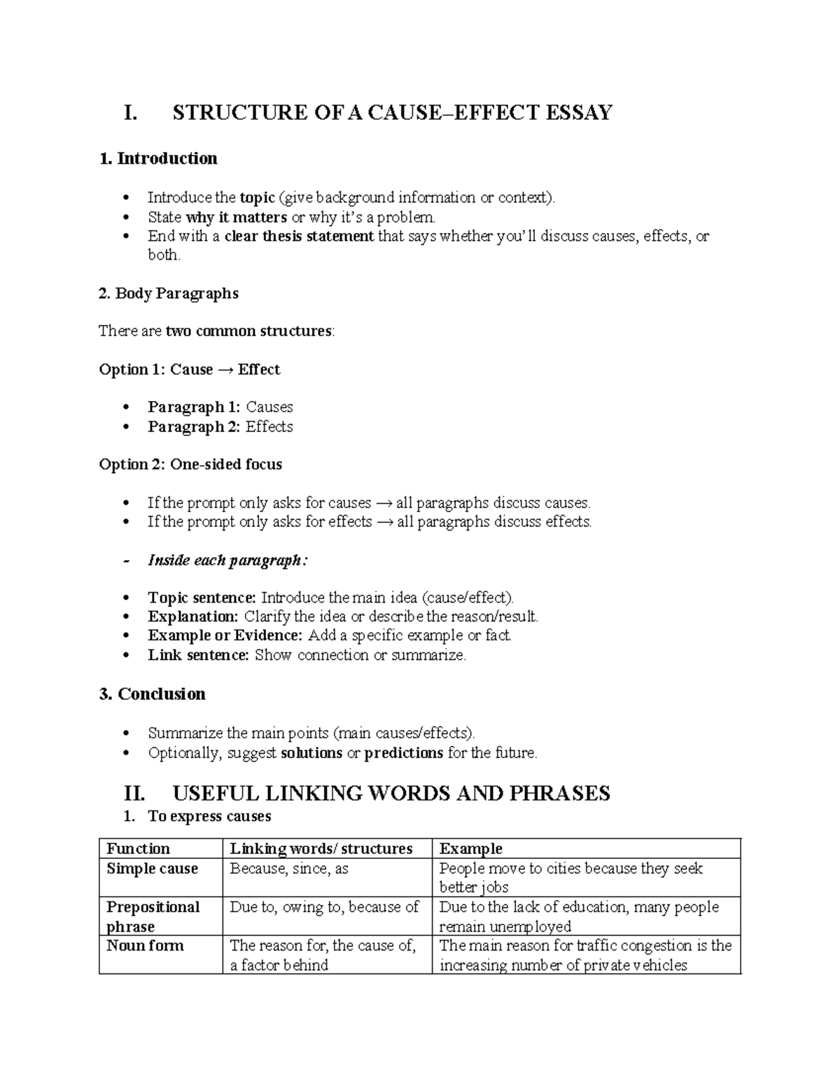 Essay Structure Guide - Writing B10000000000000000000000000000 - Studocu