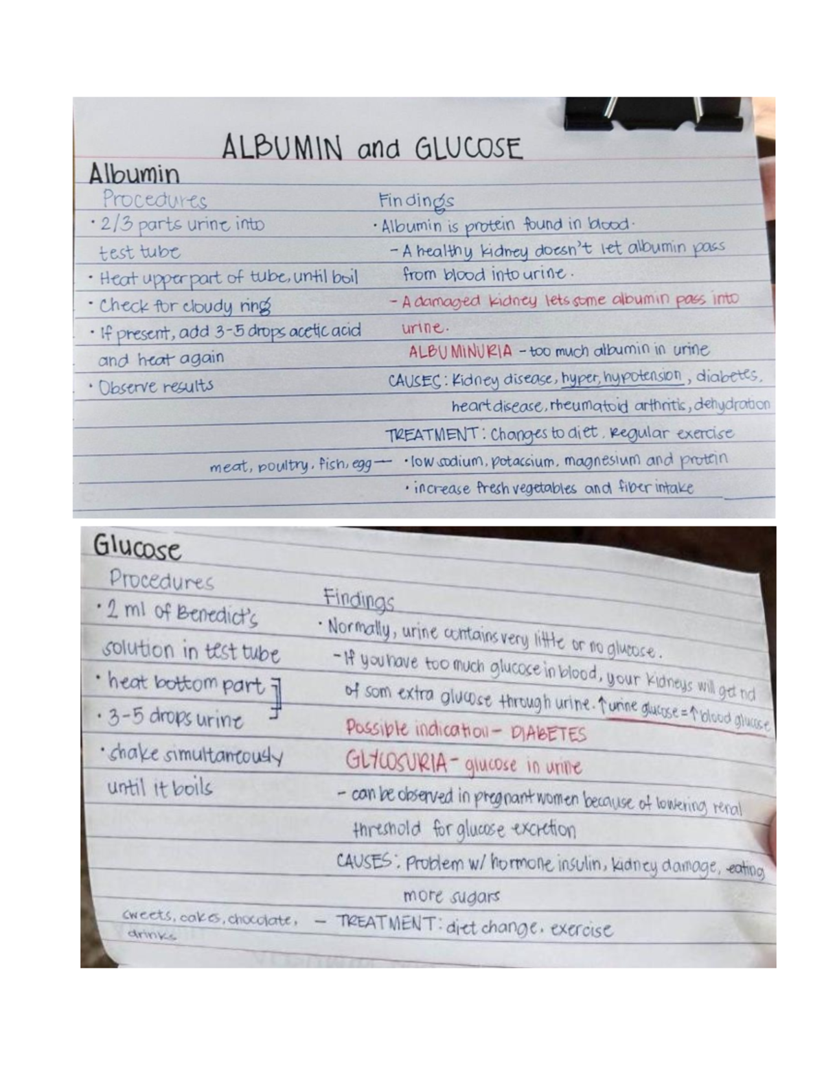 ALB 101: Albumin & Glucose Testing Procedures and Findings - Studocu