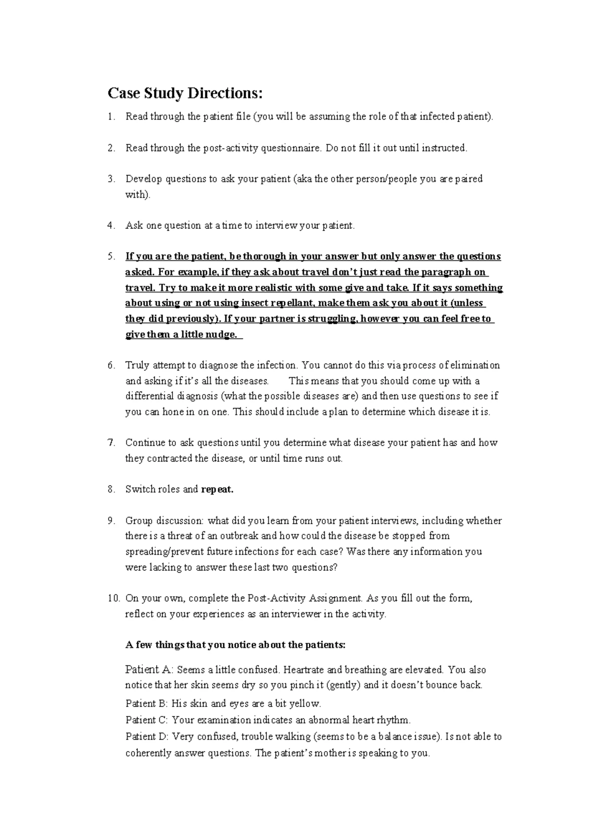 Week 5 Homework Assignment: mRNA Sequence Translation & Group Review ...