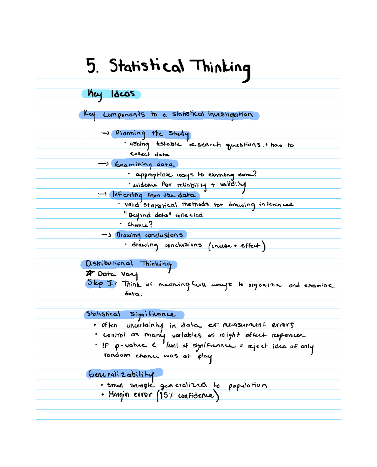 Statistical Thinking in Psychological Science: Key Concepts and Methods ...