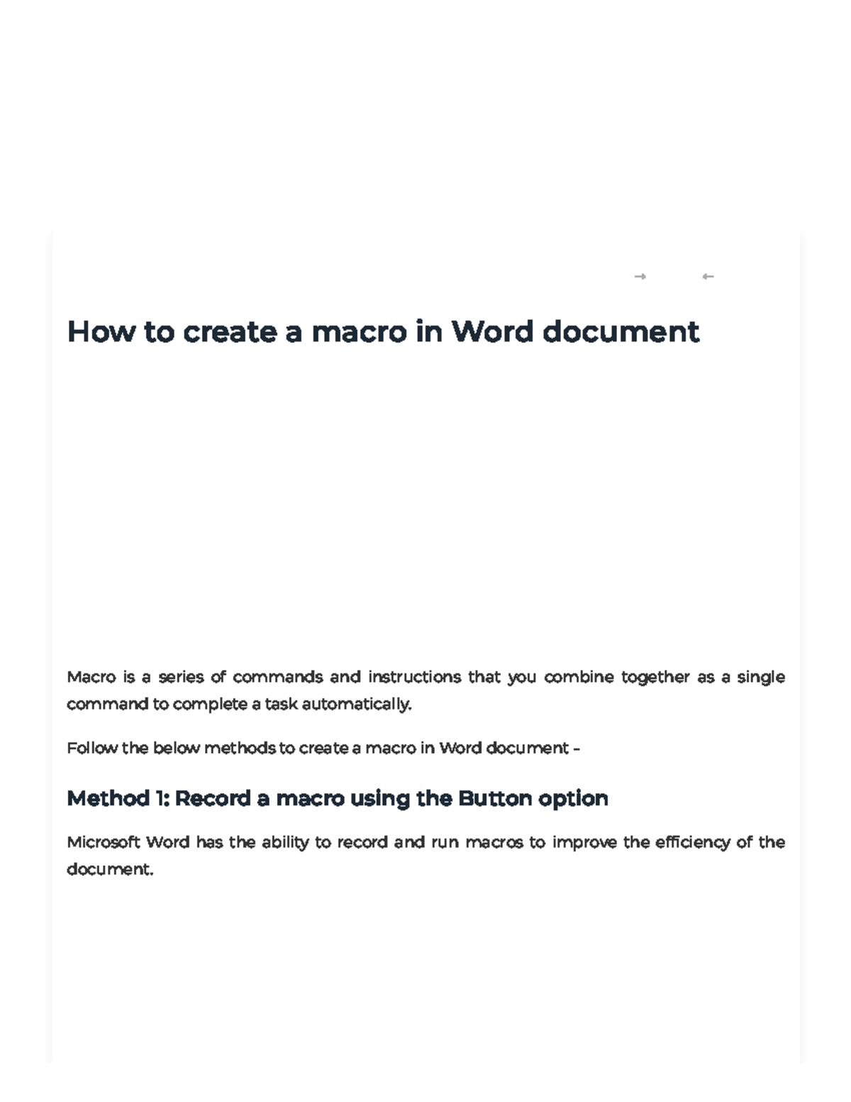 Creating a Macro in Word: Step-by-Step Guide - Studocu