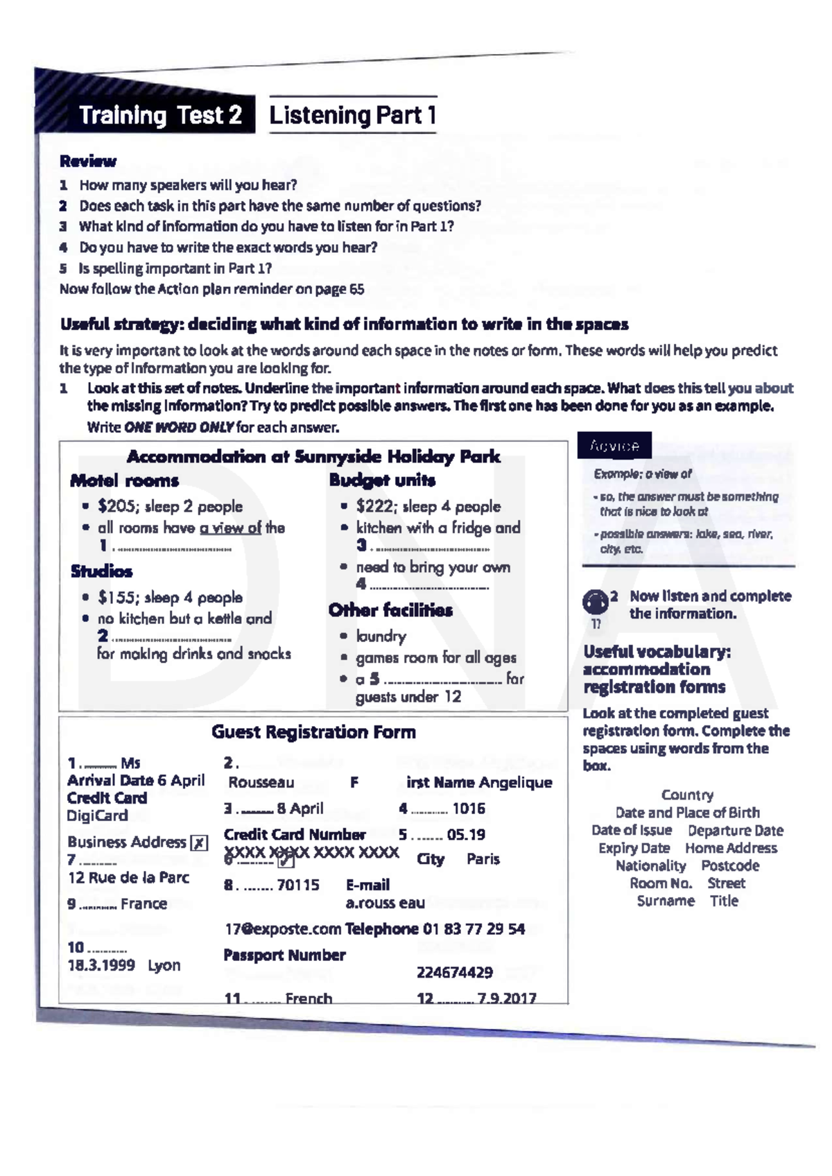 LIS & READ Practice TEST 2 - English Linguistics - DNA - Studocu