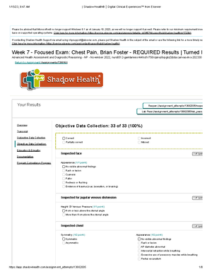 Shadow Health Cardiovascular Tina Jones Subjective data - 1/23/23, 1:01 ...