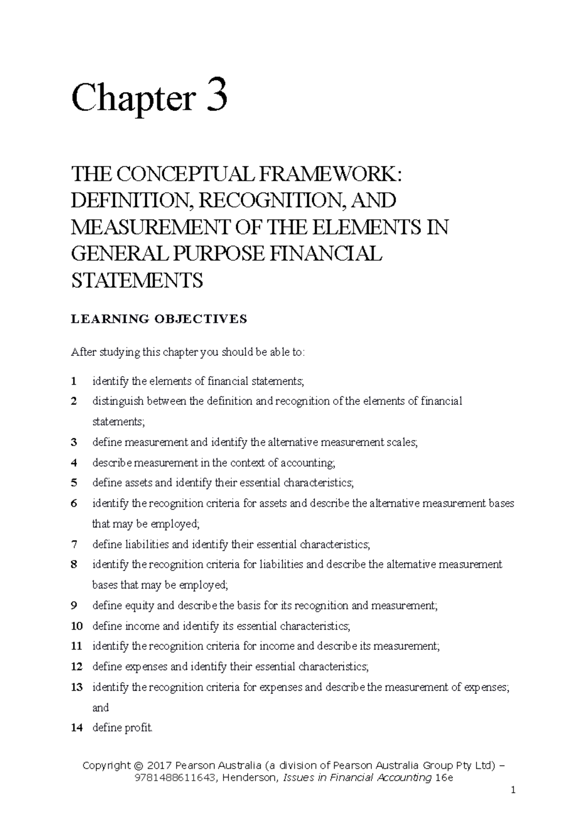 management accounting solution chapter 3 - Chapter 3 THE CONCEPTUAL ...