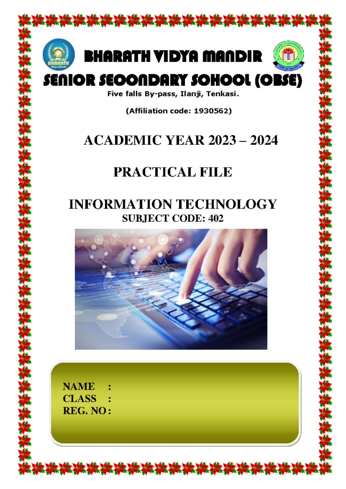 IT Practicals 23-24: Comprehensive Guide for Subject Code 402 - Studocu