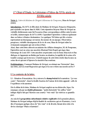 Analyse Linéaire De Manon Lescaut 2eme Partie 1 Introduction Le Analyse Linéaire De Manon Lescaut 2eme Partie 1 Introduction Le