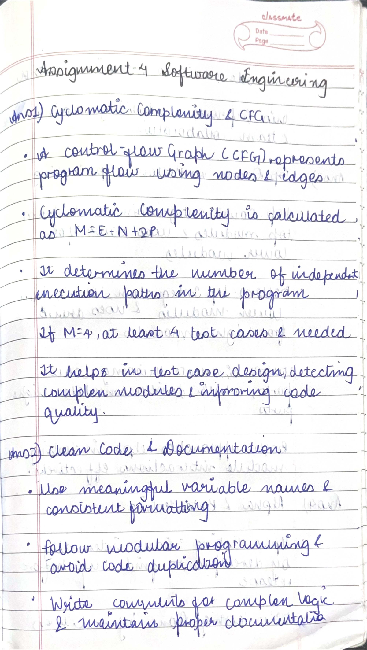 Samriddhi kala Assignment 4 Software Engineering - Btech cse - “ . o ...