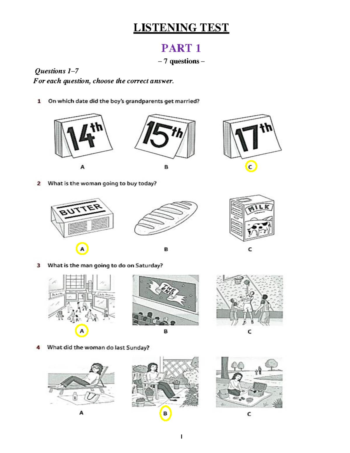 Compact B1 Listening & Reading Test - Level 6 - Studocu