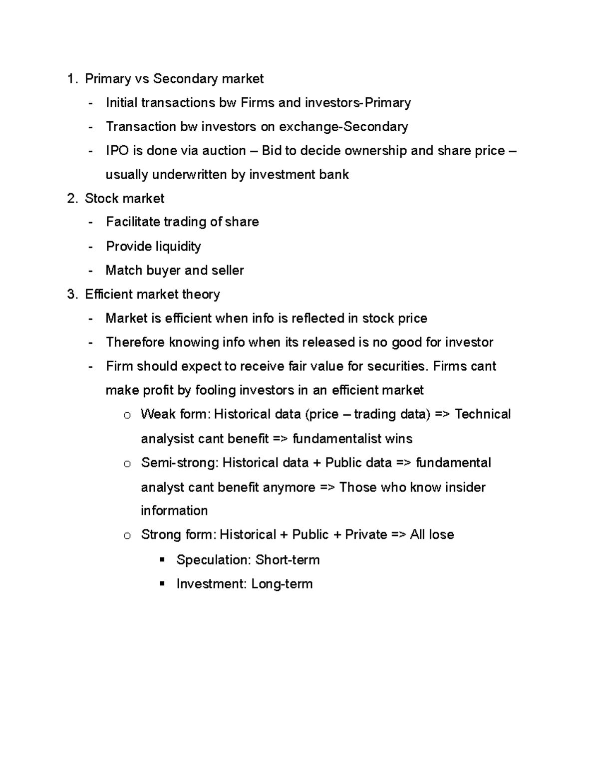 Corporate Finance: Primary vs Secondary Markets & Financial Analysis ...