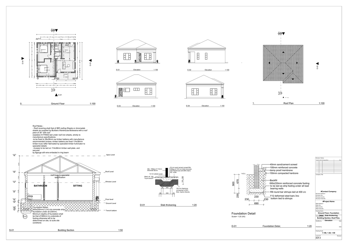 9.382 Ground Floor & Elevation Details - Bachelorpad Notes - Studocu