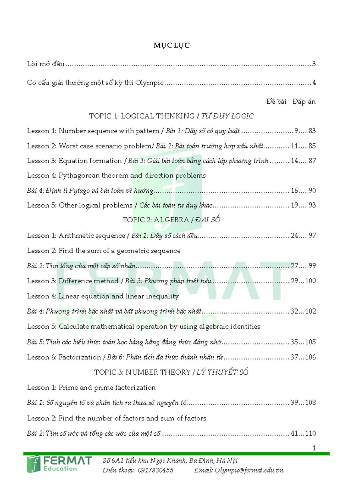 Chuyên đề Khối 7 - Tư duy Logic và Đại số - Document Preview