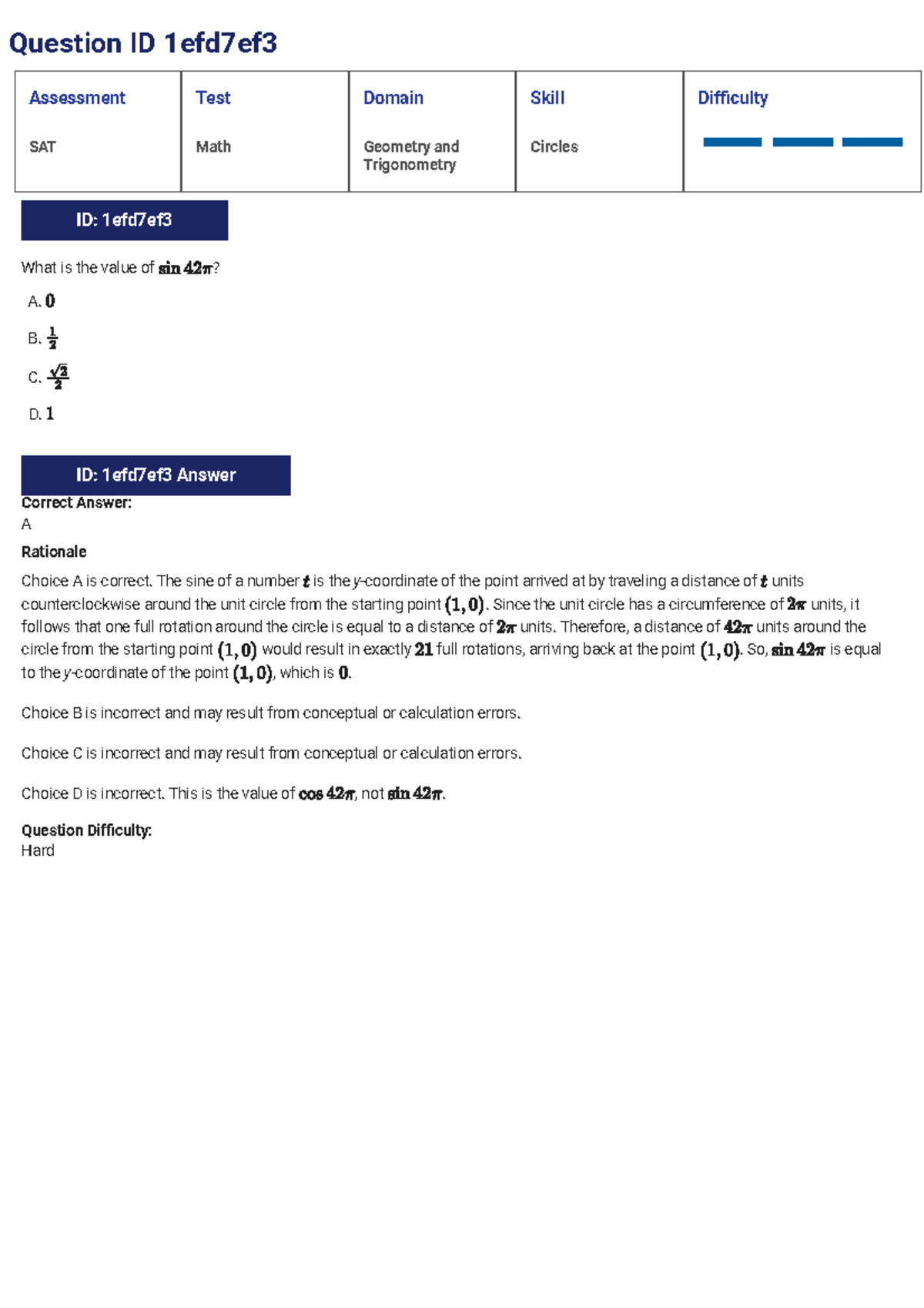 SAT Math Geometry & Problem Solving: Hard Questions (Lesson 2) - Studocu