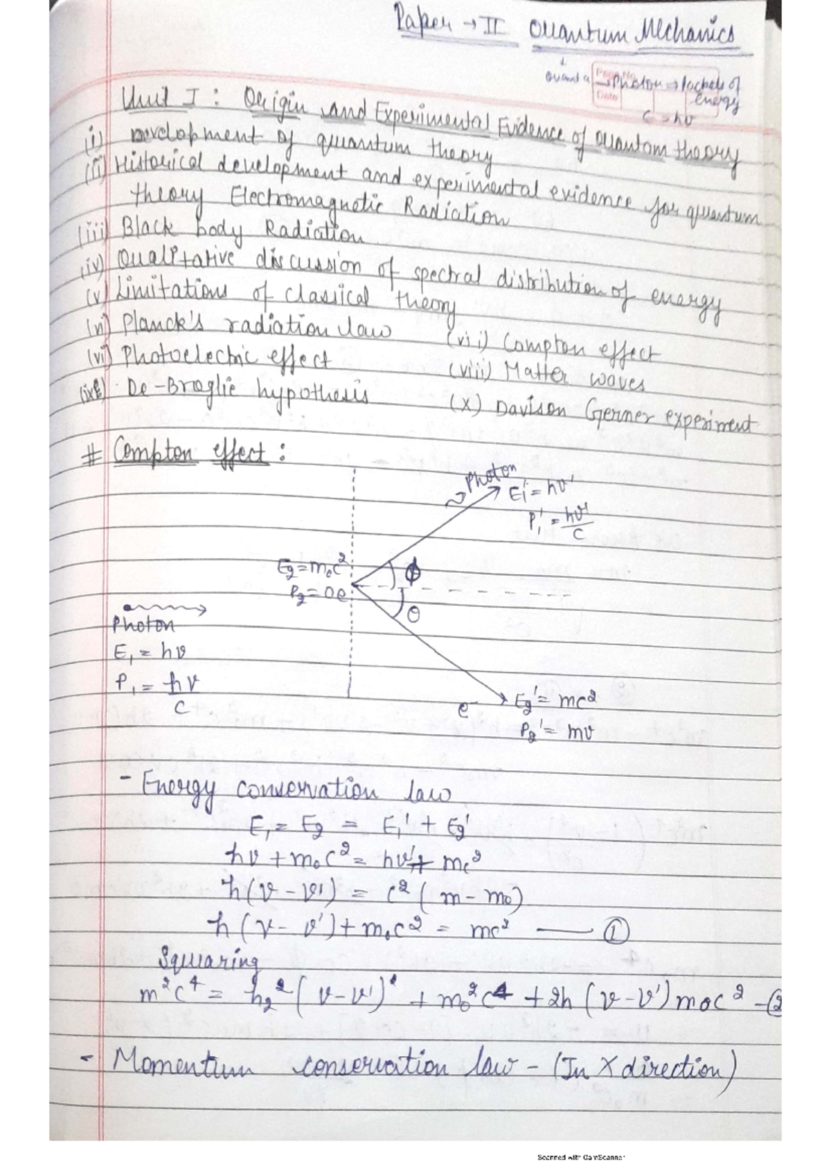 Quantum Mechanics II - Final Exam Notes on Quantum Theory and Effects ...