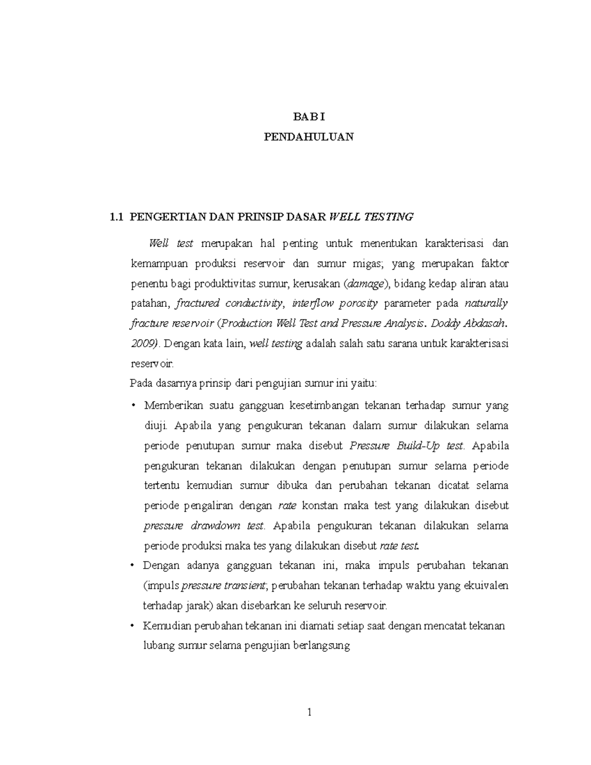 Laporan Praktikum UJI Sumur: Analisis Data dan Proses PVT - Document Preview