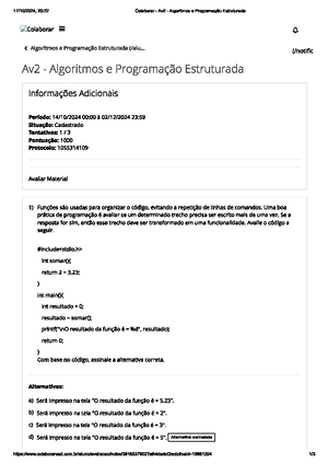 [Solved] Nesta atividade o aluno dever desenvolver um programa em C que ...