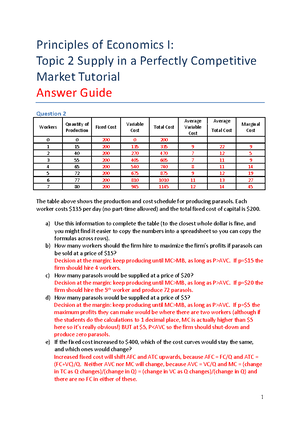 2020 HSC Trial Exam Economics Practice Paper - Knox Grammar School ...