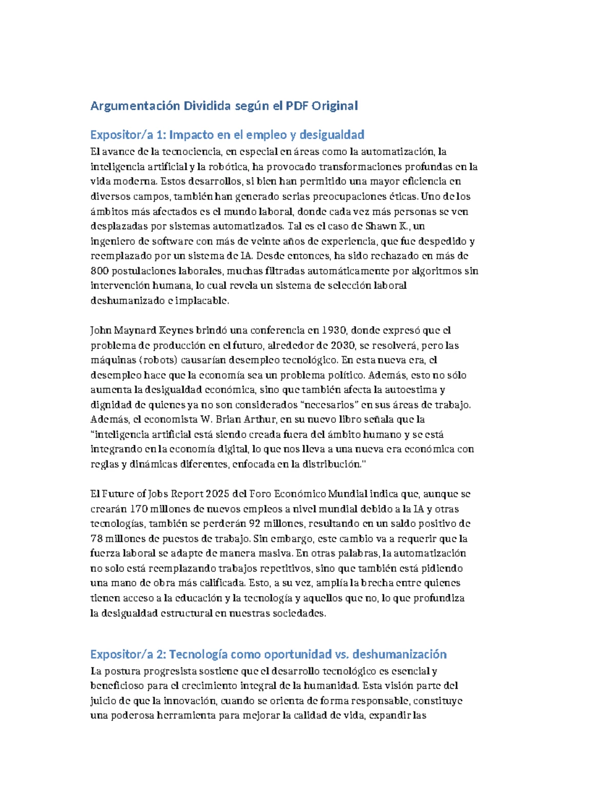 El impacto de la IA y la automatización en el empleo y la ética - Studocu