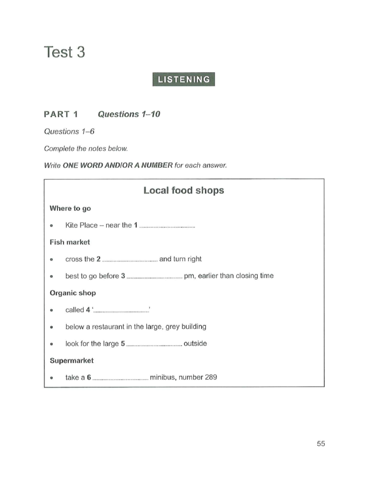 Cam 19 Test 3 Reading and Listening Exercises and Questions - Studocu
