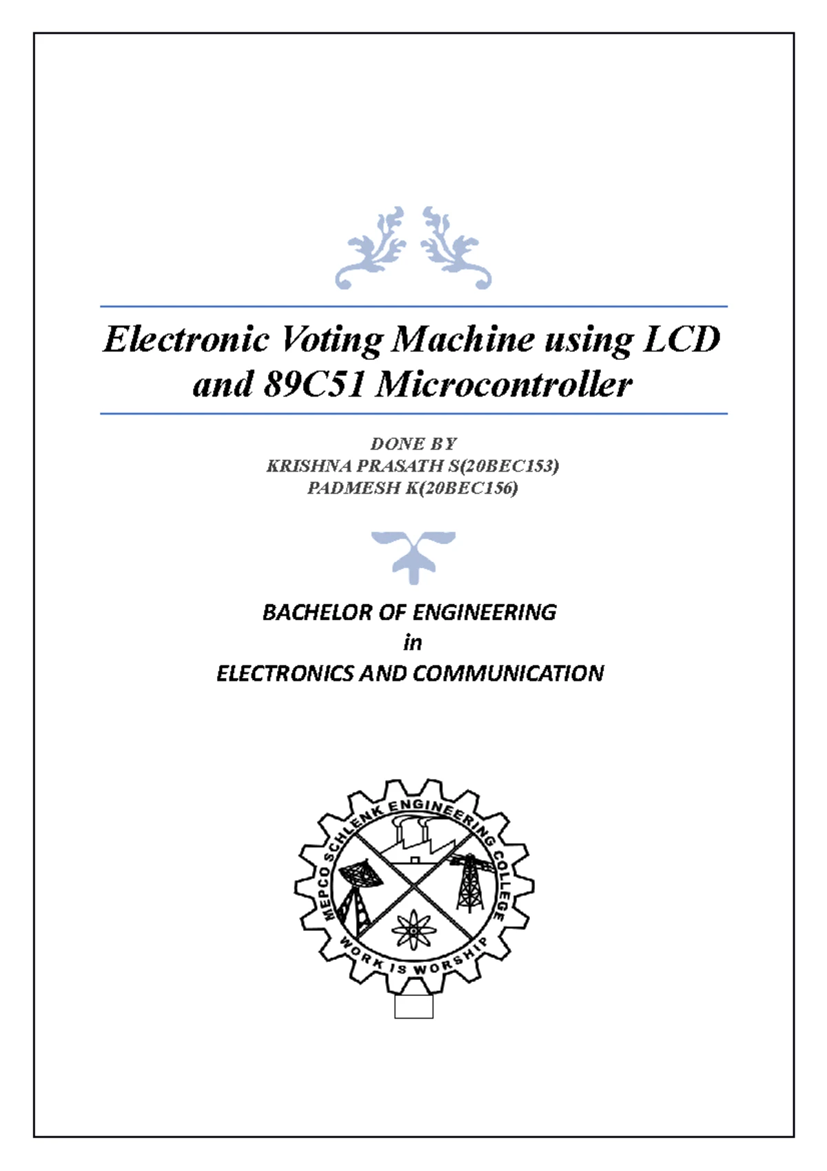EC8691 Microprocessors & Microcontrollers: Course Overview and Concepts ...