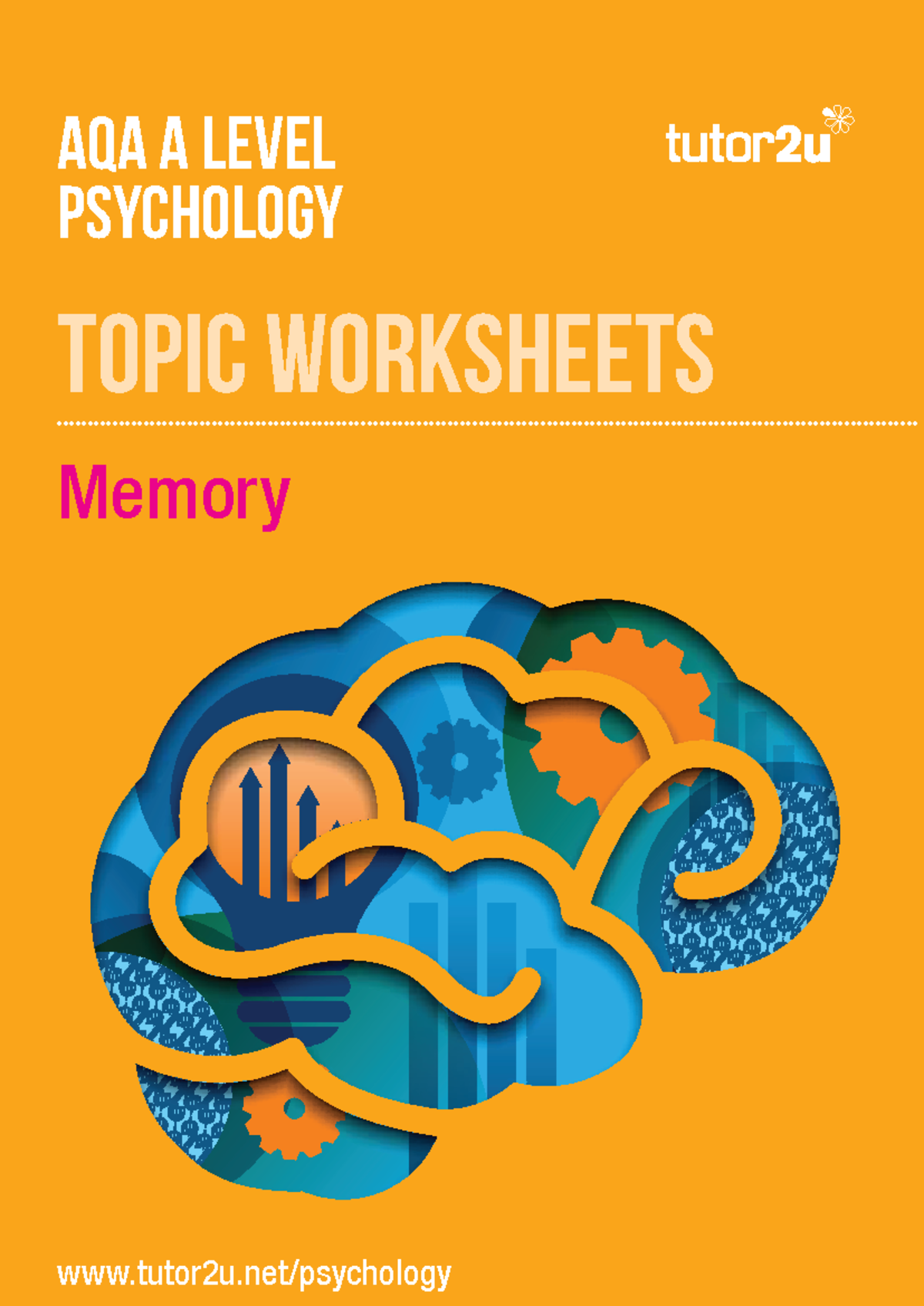 AQA A LEVEL Psychology: Memory Topic Worksheets for Study and Revision ...
