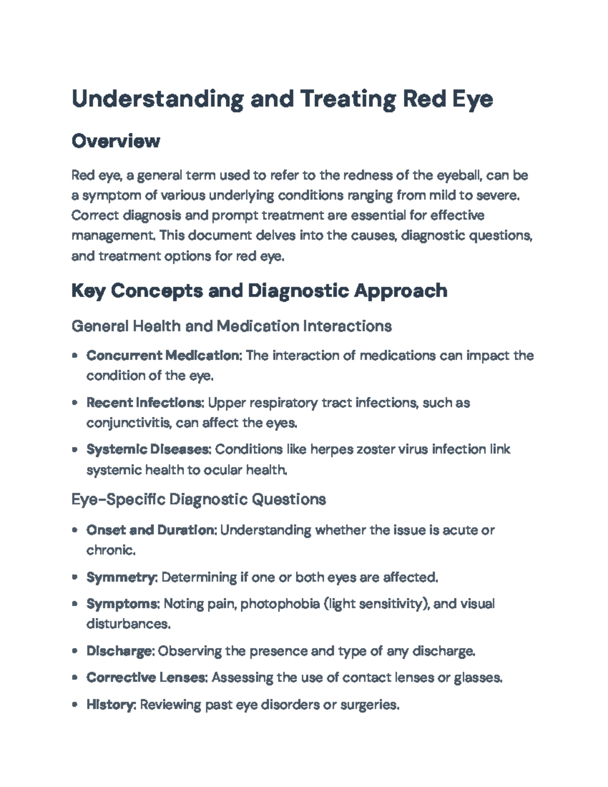 Understanding and Treating Red Eye: Causes, Diagnosis, and Management ...